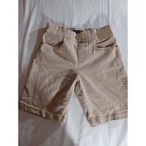 DKNY Jeans Shorts Womens Small Beige Pull On Bermuda Casual Chino Summer